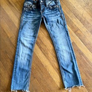 Rock Revival Cut Off Jeans